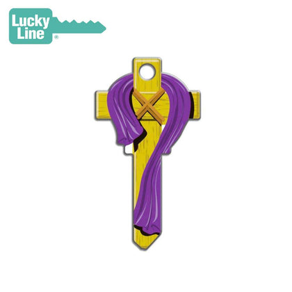 Lucky Line - B124K - Cross Key Shapes™ - Kwikset (KW1) - 5 Pack