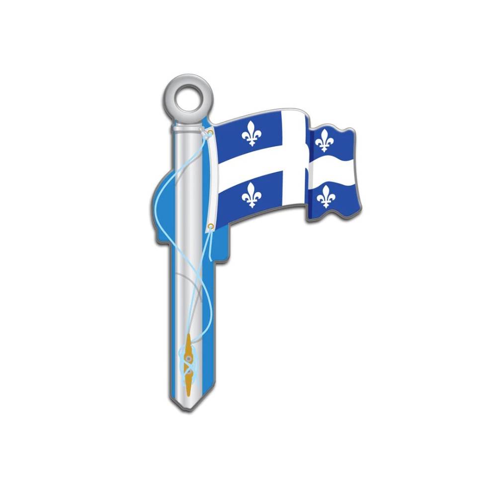 Lucky Line - B129S - Quebec Flag Key Shapes - Schlage (SC1) - 5 Pack