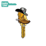 Lucky Line - B132K - Cowboy Key Shapes - Kwikset (KW1) - 5 Pack