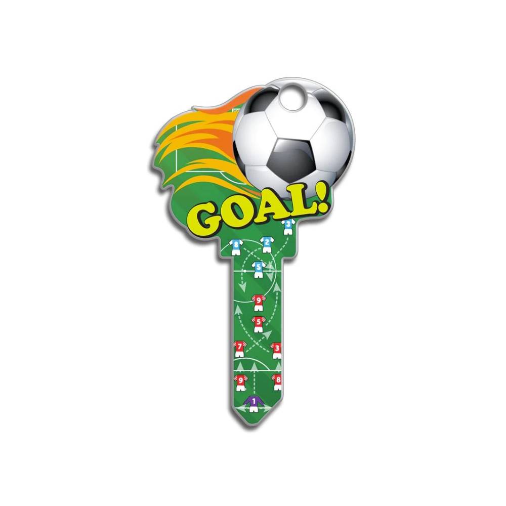Lucky Line - B135S - Soccer Key Shapes - Schlage (SC1) - 5 Pack