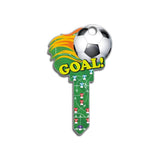 Lucky Line - B135S - Soccer Key Shapes - Schlage (SC1) - 5 Pack