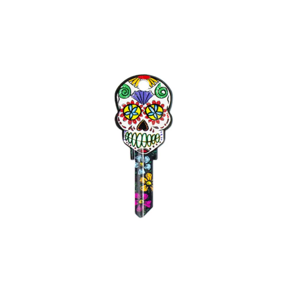 Lucky Line - B136S - Sugar Skull Key Shapes -  Schlage (SC1) - 5 Pack