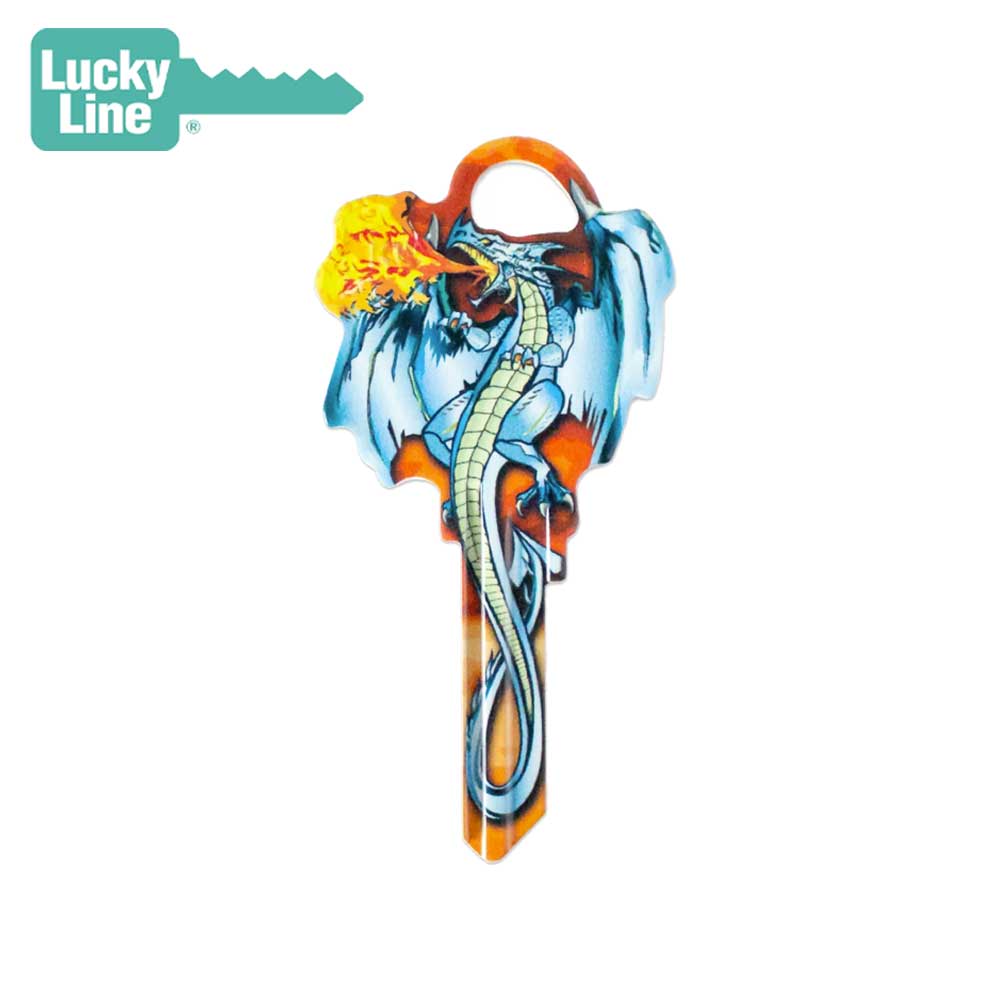 Lucky Line - B145S - Dragon Key Shapes - Schlage (SC1) - 5 Pack
