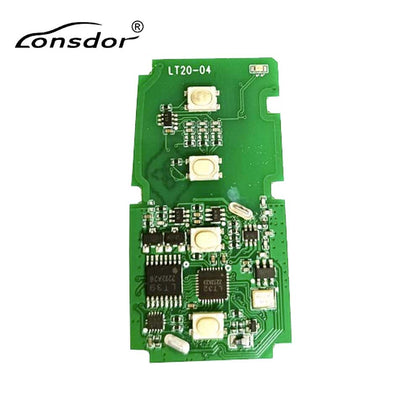Lonsdor LT20-01 8A+4D Toyota & Lexus Smart Key PCB for K518 KH100+ Switchable Frequency