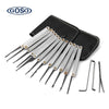 GOSO 12 Pieces Lock Pick Set with Leather Case