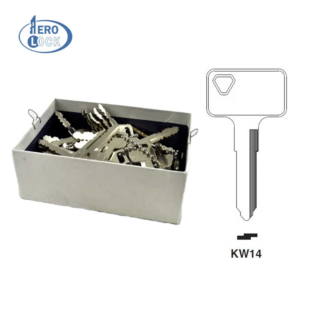 AeroLock TO-12 (KW14) Kawasaki Vulcan Motorcycle Try-Out Key Set