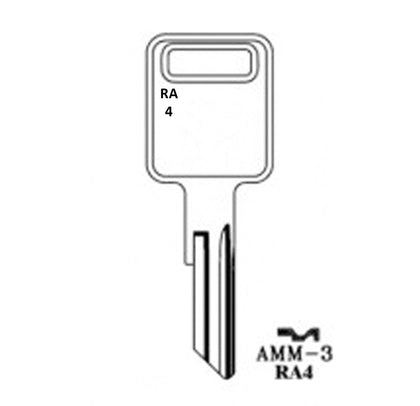 AeroLock TO-4 Try-Out Set for American Motors All Locks (Except Renault) RA4 - 96 Keys