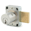 OLYMPUS LOCK  - 500DR - Cabinet Door Deadbolt Lock - CCL R1 - 1-3/8" Cylinder - Satin Chrome - KA 4T2 - Grade 1