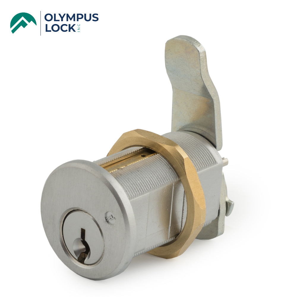 OLYMPUS LOCK  - 820SC - Cam Lock - Schlage C - 26D - Satin Chrome - KA 101 - Grade 1