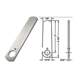 OLYMPUS LOCK  - DCNP - 3" Heavy Duty Straight Cam - Satin Chrome