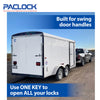 PACLOCK Hidden-Shackle Aluminum Trailer Door Lock “UCS-81A” Series