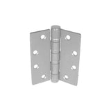 PBB - 4B81652 - 4 Ball Bearing Heavy Weight Full Mortise 4.5x4.5" 652 US26D Satin Chrome Architectural Steel Hinge