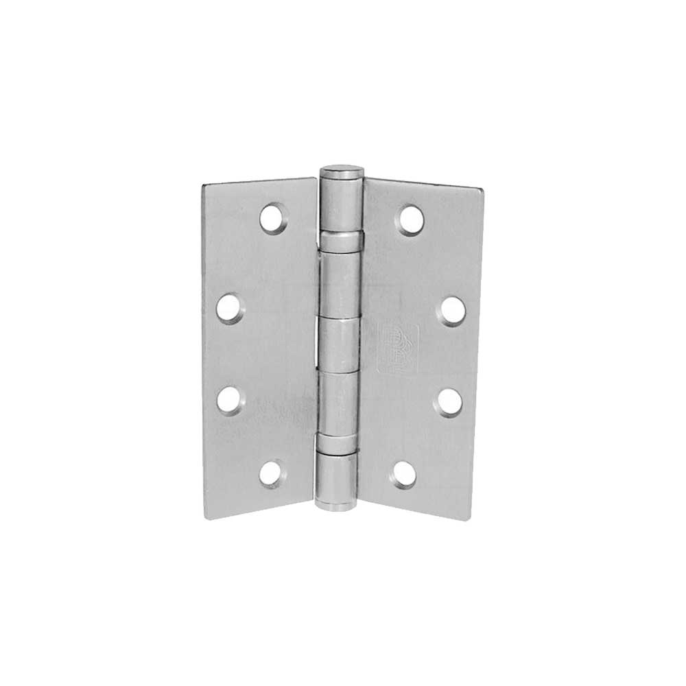 PBB - 4B81652N - 4 Ball Bearing Heavy Weight Full Mortise 4.5x4.5" 652 US26D Satin Chrome Architectural NRP Steel Hinge
