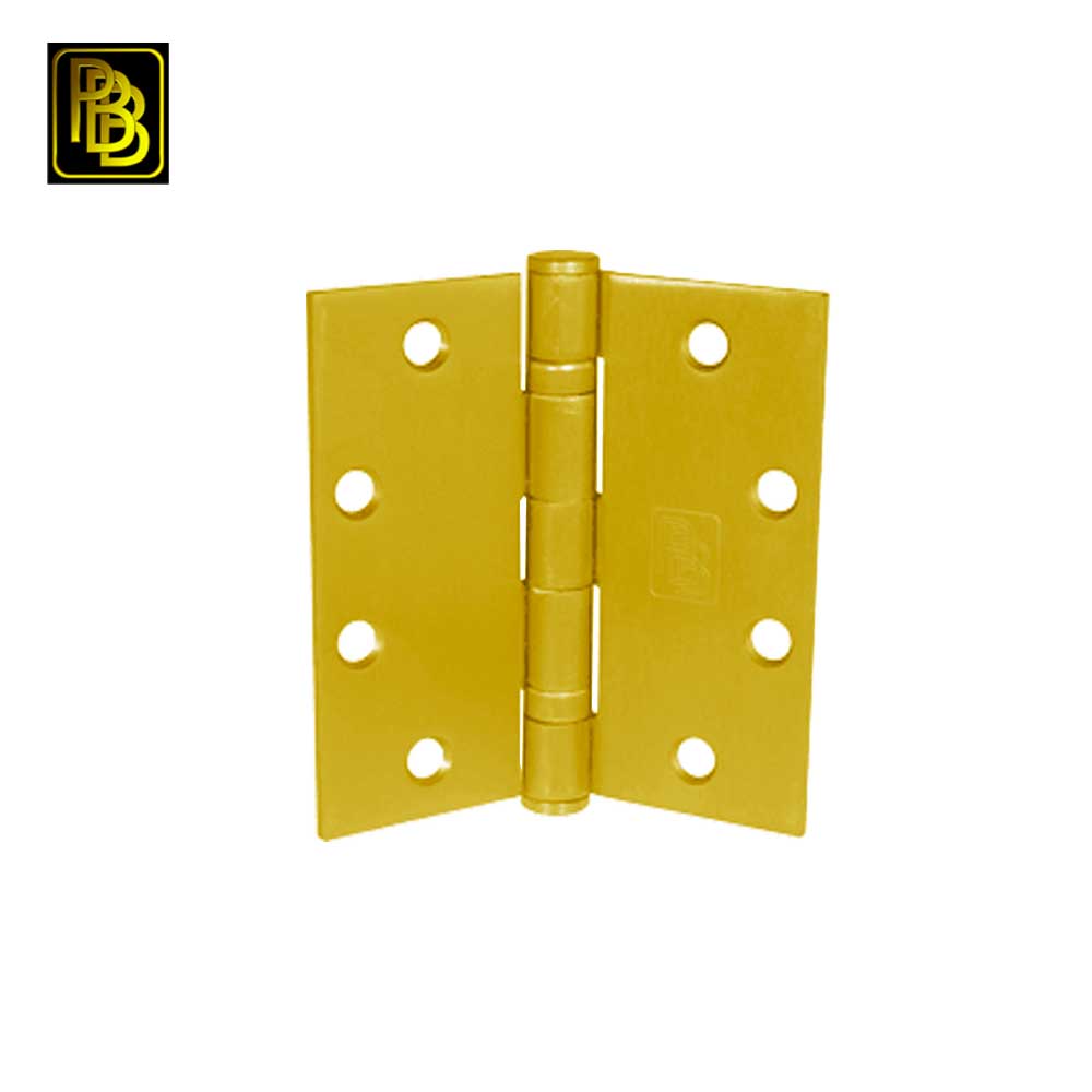 PBB - BB81632 - Ball Bearing Full Mortise 4.5x4.5" 632 US3 Bright Brass Architectural Steel Hinge