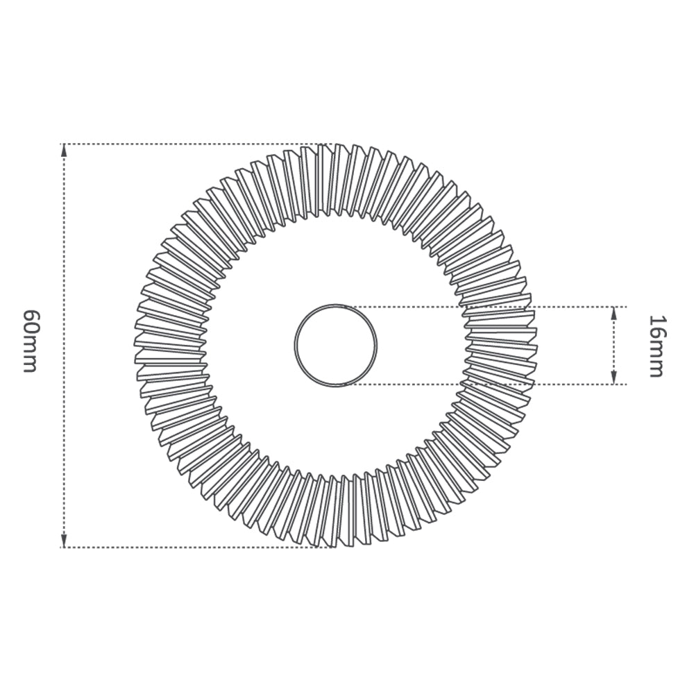 P-983 - High Grade Solid Carbide 60mm (40°) Angle Milling Cutter for JZ