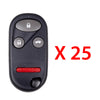 AKS KEYS Aftermarket Keyless Remote Fob for Acura TSX TL 2004 2005 2006 2007 2008 4B FCC# OUCG8D-387H-A (25 Pack)