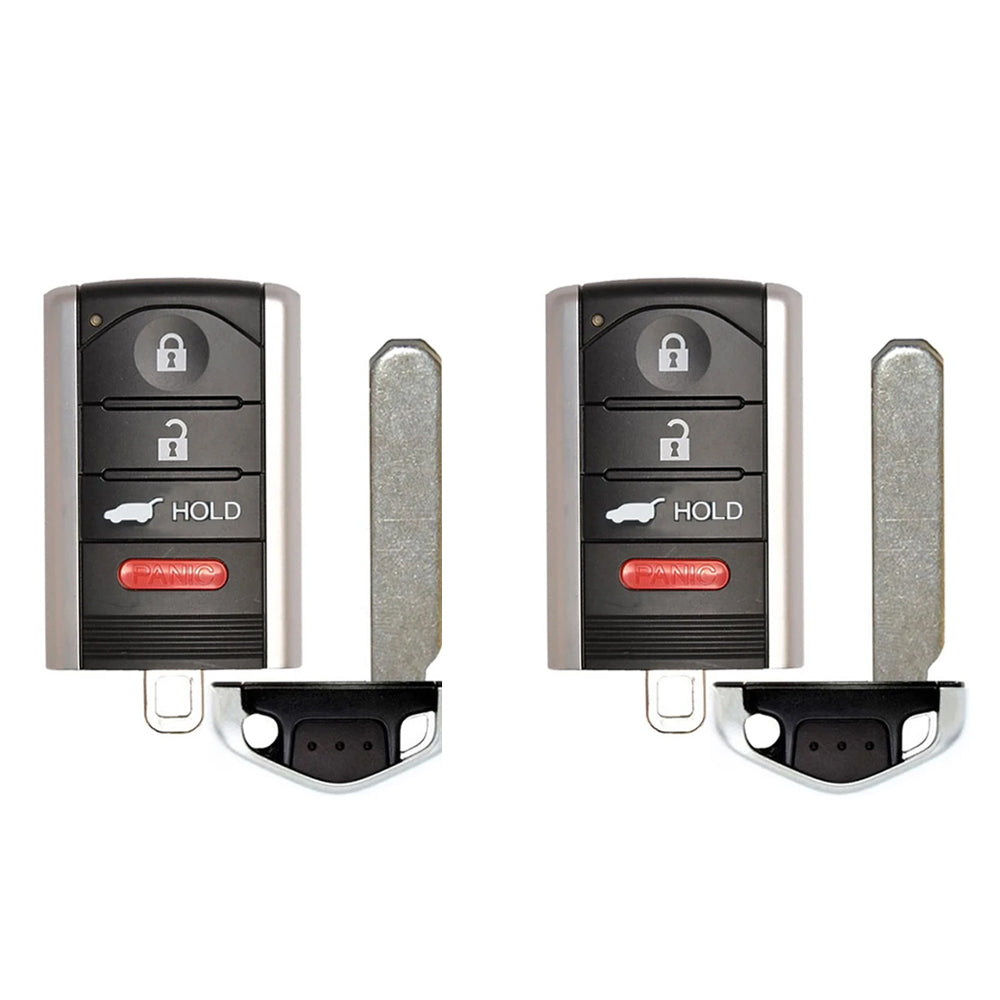 2010 - 2013 Acura ZDX Smart Key 4B Fob W/ Hatch FCC# M3N5WY8145 - 72147-SZN-A71 / 72147-SZN-A81 - Aftermarket (2 Pack)