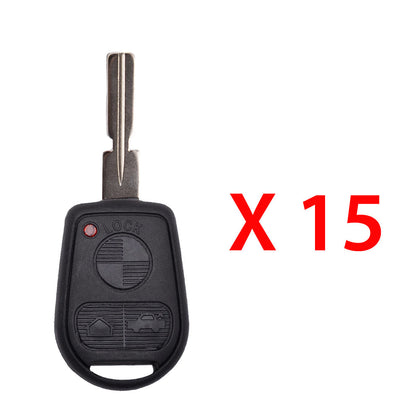 AKS KEYS Aftermarket Remote Key Fob for BMW 2000 2001 2002 2003 3B FCC# LX8 FZV (15 Pack)