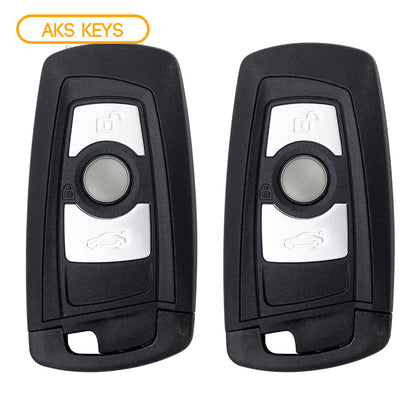AKS KEYS Aftermarket Smart Remote Key Fob for BMW FEM 2013 2014 2015 2016 2017 2018 3B FCC# YGOHUF5767 -433 (2 Pack)
