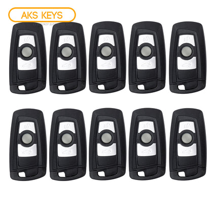 AKS KEYS Aftermarket Smart Remote Key Fob for BMW FEM 2013 2014 2015 2016 2017 2018 3B FCC# YGOHUF5767 -433 (10 Pack)
