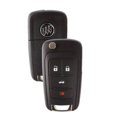 Remote Flip Key Fob for Buick 2010 2011 2012 2013 2014 2015 2016 2017 2018 2019 2020 2021 4B FCC# OHT01060512