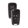 Remote Flip Key Fob PEPS for Buick 2010 2011 2012 2013 2014 2015 2016 2017 4B FCC# P4O9MK74946931/ 5912558