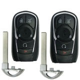 2018 - 2019 Buick Enclave Smart Key 5B Fob W/ Hatch & Remote Start FCC# HYQ4EA - 13521090 (2 Pack) - Aftermarket
