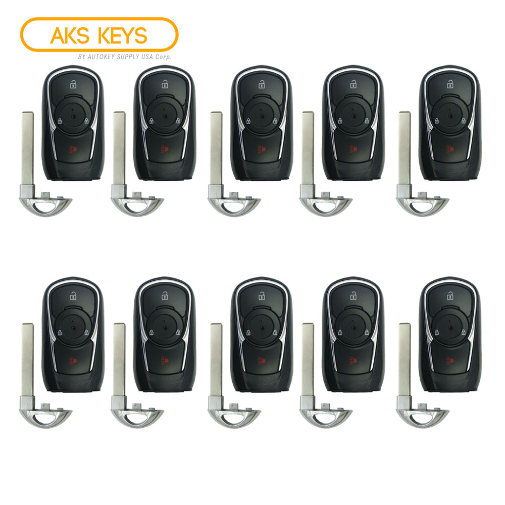 2018 - 2020 Buick Regal Smart Key 3B Fob FCC# HYQ4EA - 13506667 (10 Pack) - Aftermarket