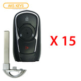 2018 - 2020 Buick Regal Smart Key 3B Fob FCC# HYQ4EA - 13506667 (15 Pack) - Aftermarket