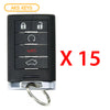 AKS KEYS Aftermarket Smart Remote Key Fob for Cadillac SRX 2010 2011 2012 2013 2014 2015 5B FCC# NBG009768T (15 Pack)