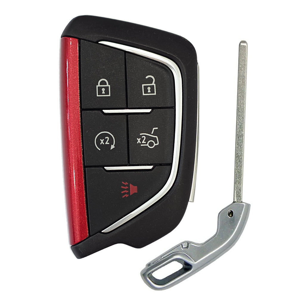 2021 - 2024 Cadillac CT4-V CT5-V Smart Key 5B Fob (Red) FCC# YG0G20TB1 - 85541927
