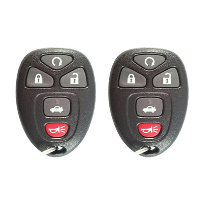AKS KEYS Aftermarket Remote Fob for Buick Cadillac Chevrolet 2006 2007 2008 2009 2010 2011 2012 2013 2014 2015 2016 OUC60221 (2 Pack)