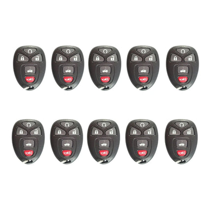 AKS KEYS Aftermarket Remote Fob for Buick Cadillac Chevrolet 2006 2007 2008 2009 2010 2011 2012 2013 2014 2015 2016 OUC60221 (10 Pack)