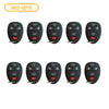 AKS KEYS Aftermarket Remote Fob for Buick Cadillac GMC 2007 2008 2009 2010 2011 2012 2013 2014 2015 2016 2017 OUC60270/ OUC60221 (10 Pack)