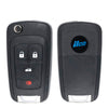 2011 - 2018 Chevrolet Flip Key Fob 4B PEPS FCC# OHT05918179 - 5921872<br>