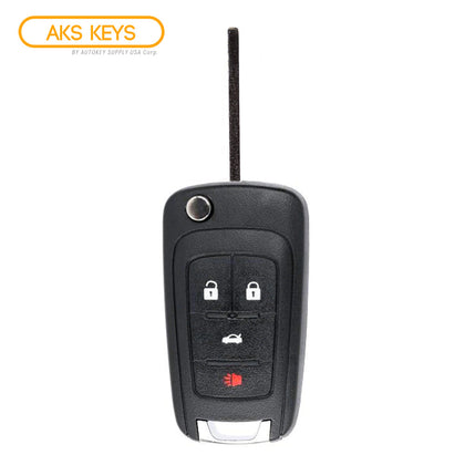 2013 Chevrolet Cruze Flip Key Fob 4B PEPS FCC # OHT05918179