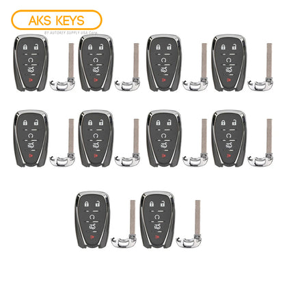 2016 - 2022 Chevrolet Smart Key 5B Fob FCC# HYQ4EA (10 Pack)