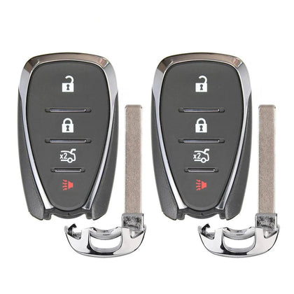 2016 - 2020 Chevrolet Smart Key 4B Fob FCC# HYQ4EA (2 Pack)