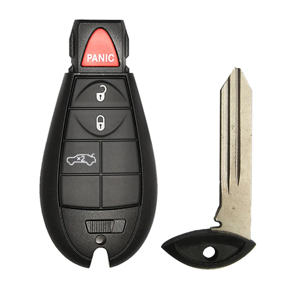 Remote Fobik Key Compatible with Chrysler Dodge 2008 2009 2010 2011 2012 4B FCC# IYZ-C01C/M3N5WY783X