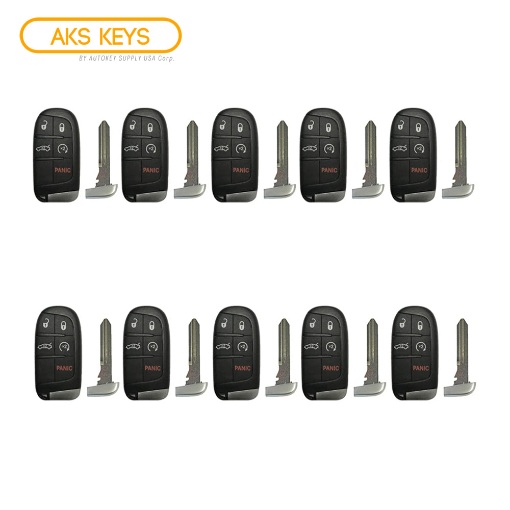 2011 - 2018 Chrysler 300 Smart Key 5B Fob FCC# M3N-40821302 (10 Pack)