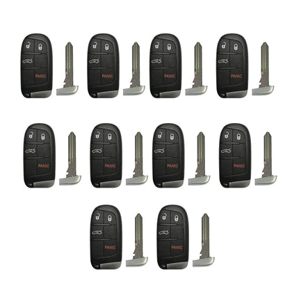 2011 - 2023 Dodge Chrysler Smart Key 4B Fob FCC# M3N-40821302 - Aftermarket (10 Pack)