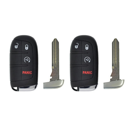 2011 - 2024 Dodge Smart Key 4B Fob FCC# M3N-40821302 (2 Pack)