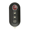 Remote Flip Key Fob Compatible with Fiat 500 2012 2013 2014 2015 2016 4B FCC# LTQFI2AM433TX