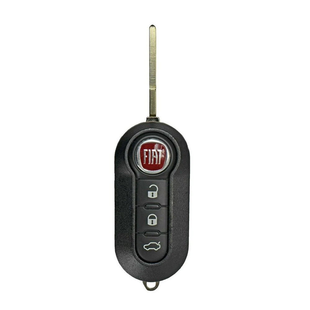Remote Flip Key Fob Compatible with Fiat 500 2012 2013 2014 2015