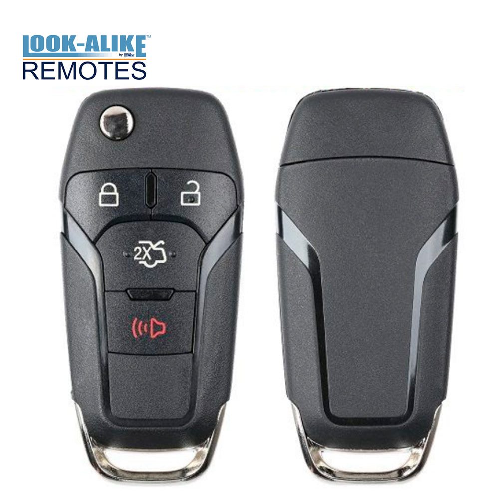 Flip Keyless Entry Remote Fob – 4-Button – Fits 2013–2017 Ford Fusion – 315MHz