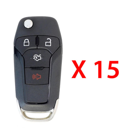 2013 - 2016 Ford Fusion Remote Flip Key 4B FCC# N5F-A08TAA (15 Pack)