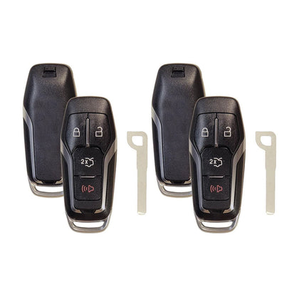 2015 - 2017 Ford Smart Key PEPS Fob 1 Way 4B FCC# M3N-A2C31243800 (2 Pack)