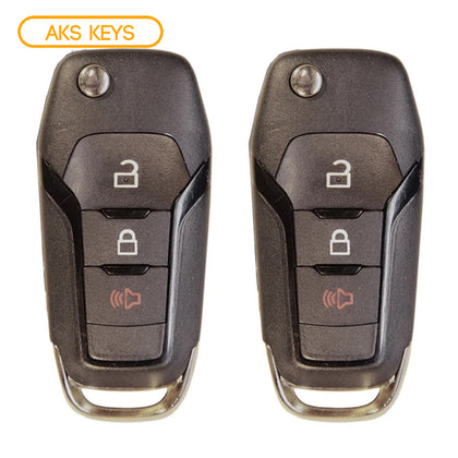 2015 - 2019 Ford Flip Key 3B FCC# N5F-A08TAA / 5923667 (2 Pack)