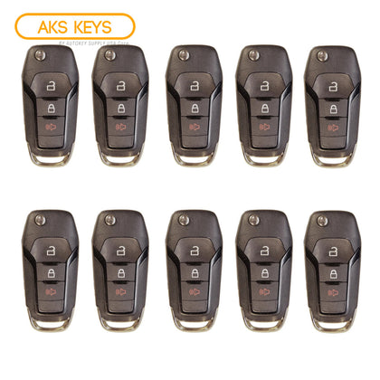 2015 - 2019 Ford Flip Key 3B FCC# N5F-A08TAA / 5923667 (10 Pack)