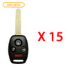 2008 - 2012 Honda Accord 2 Drs. Remote Head Key 4B FCC# MLBHLIK-1T (15 Pack)